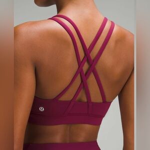 Lululemon Energy Sports Bra Deep Lux Color